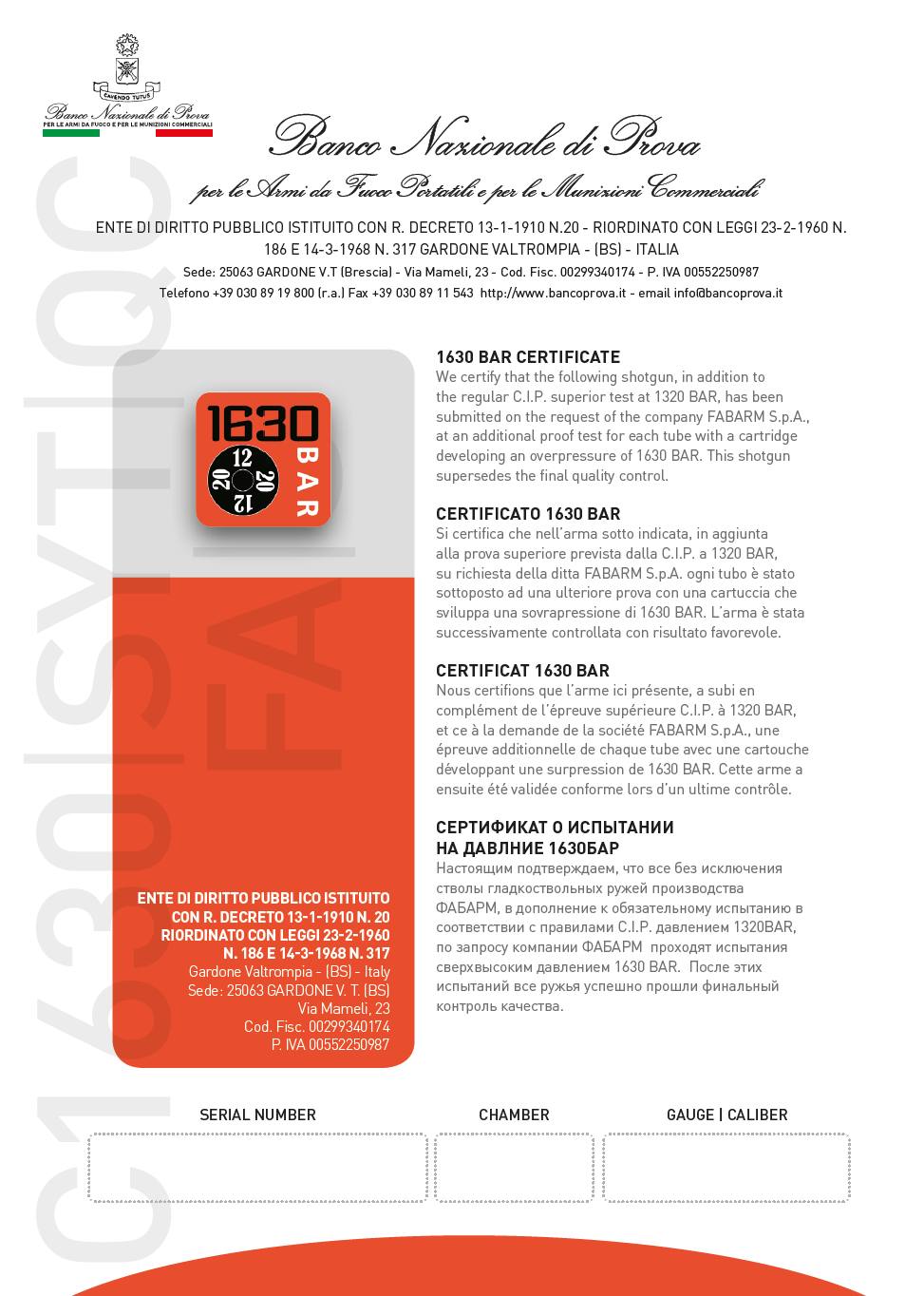 Fabarm_STF12_certificat_1630_BAR