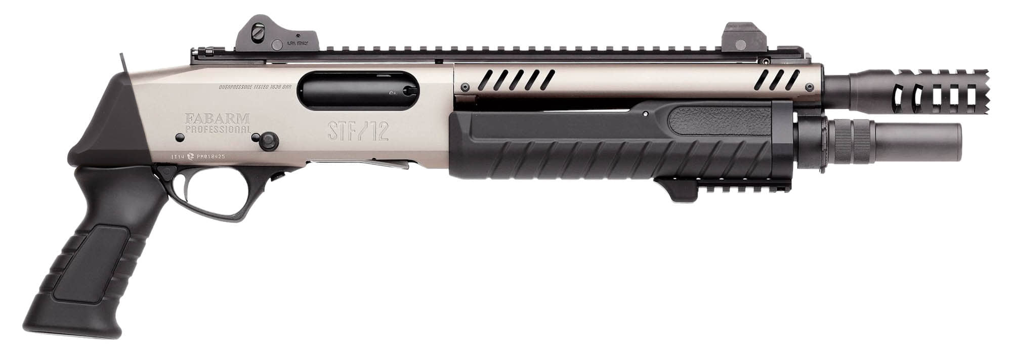 Pistolet à pompe Fabarm STF 12 SHORT Nickel